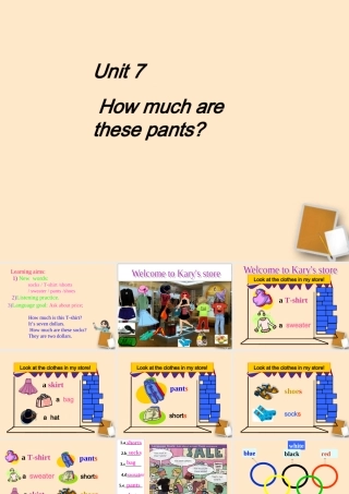 七年级英语上册 unit7第一课时课件 人教新目标版 课件