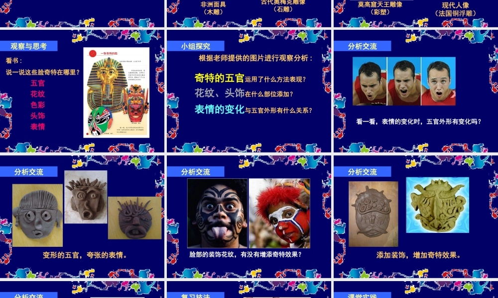 第16课-一张奇特的脸