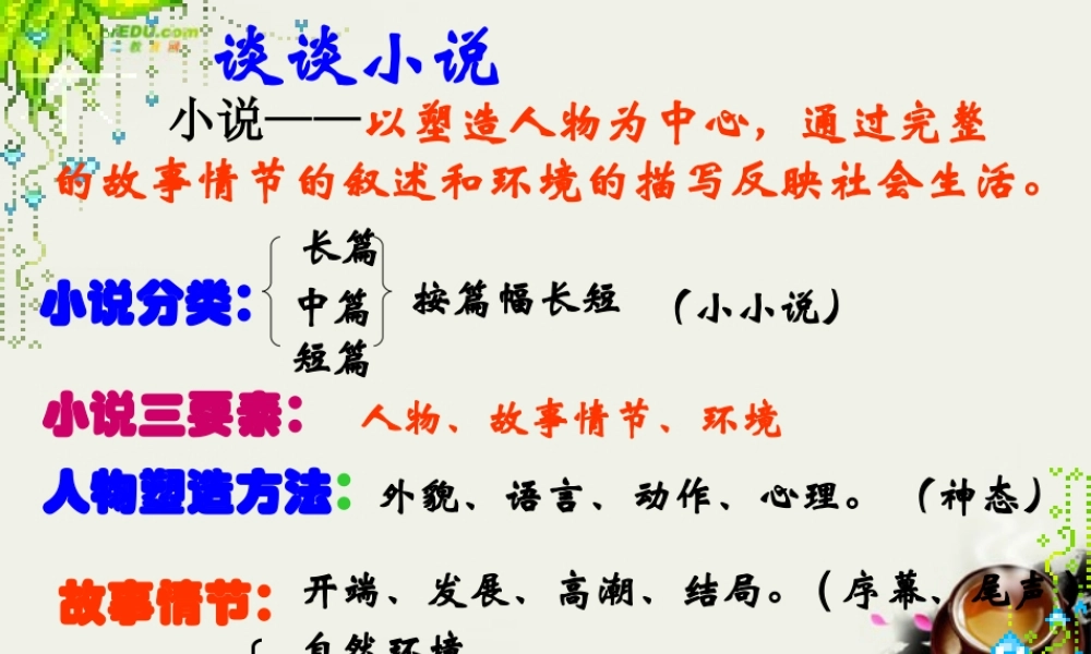 八年级语文下册(故乡)课件 鄂教版 课件