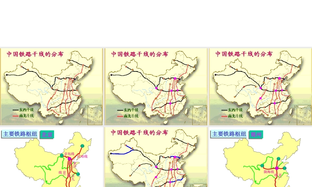 八年级地理下册：第一章第四节 交通运输业(课件)湘教版 课件