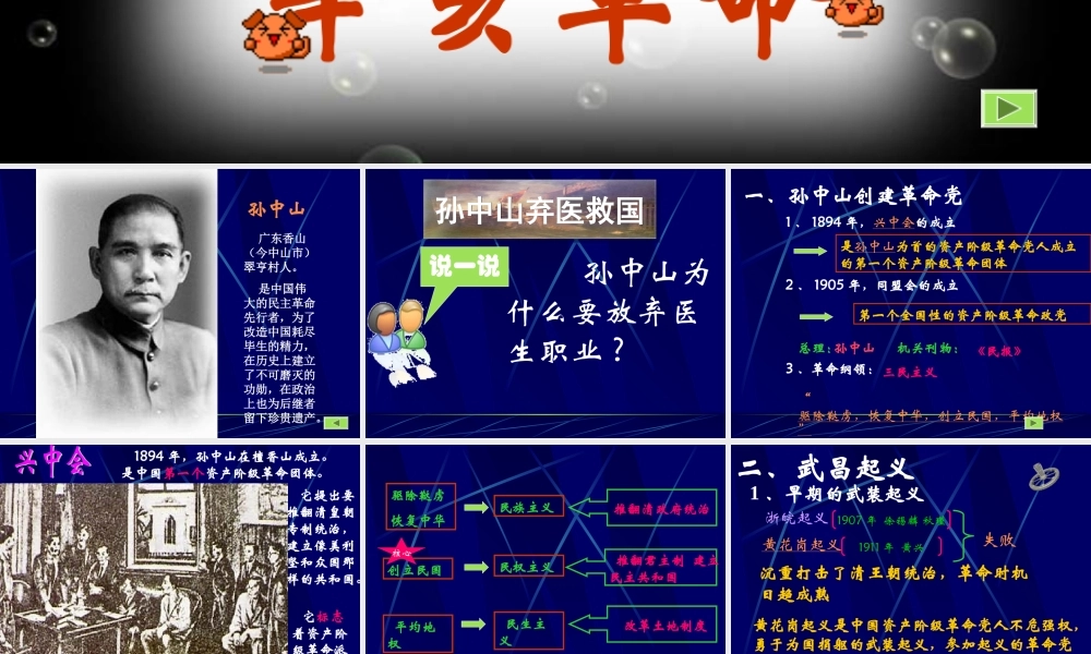 人教版八年级历史第8课 辛亥革命课件