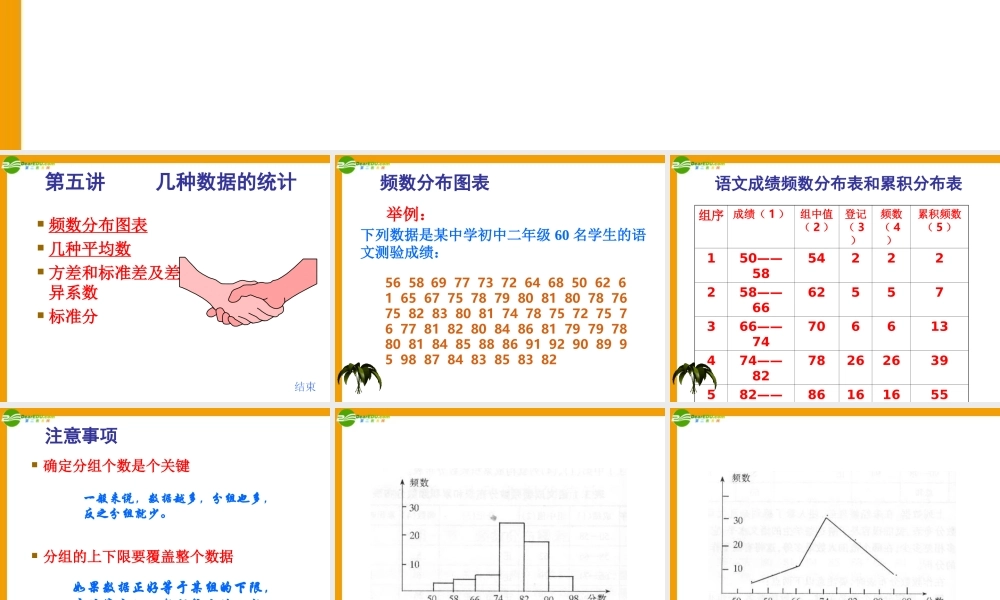 九年级数学 教育科学研究方法第五讲几种数据的统计素材(ppt) 素材