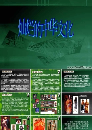 新课标初三政治灿烂的中华文化 课件