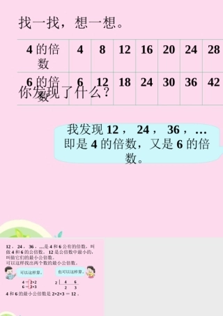 例2-公因数、公倍数