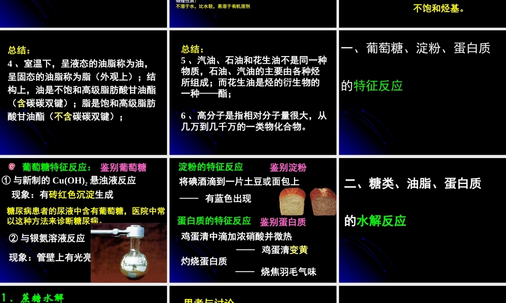 基本营养物质(新人教版)