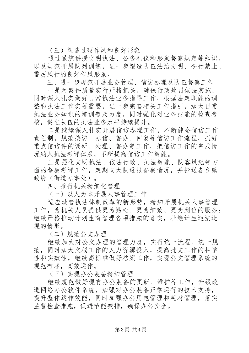 城管机关严查严控计划_第3页