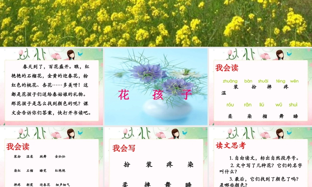 《花孩子》课件1