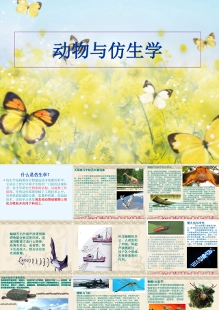 科学·技术·社会-动物与仿生