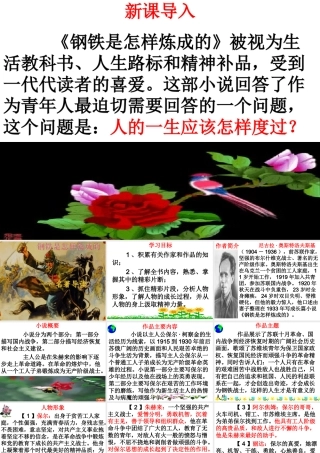 《钢铁是怎样炼成的》：摘抄和做笔记