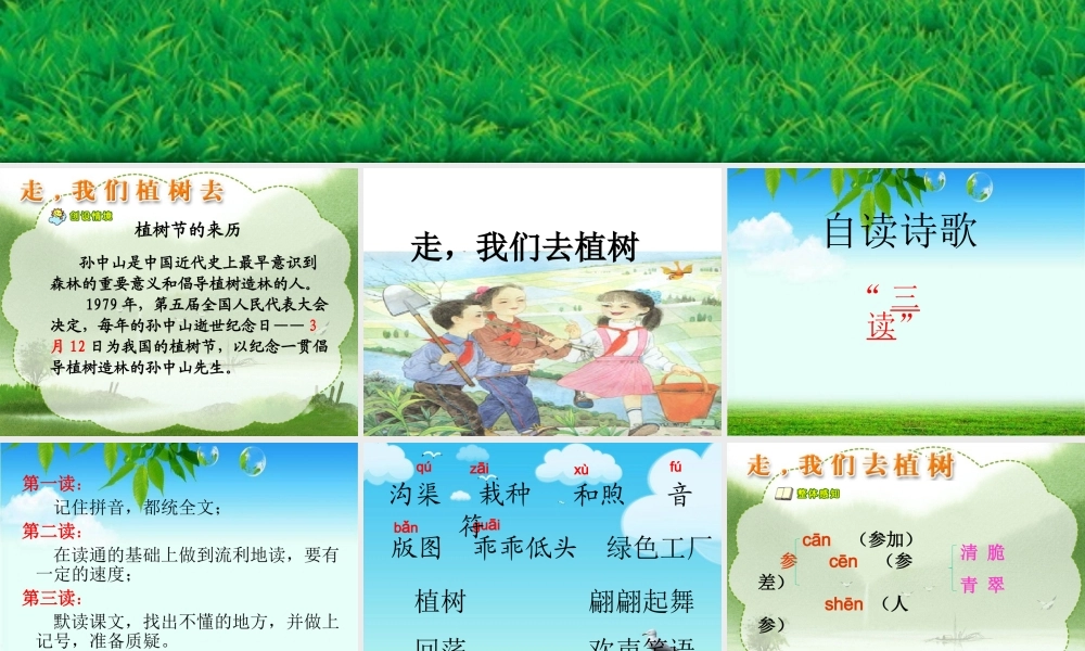 1走-我们去植树