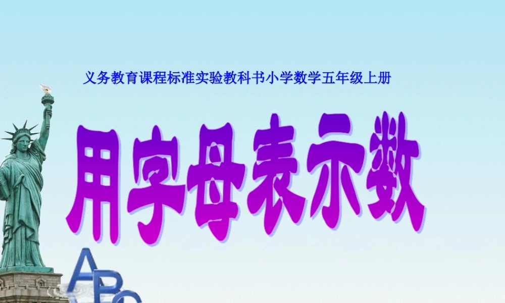 用字母表示数(例1、例2、例3)-(2)-2