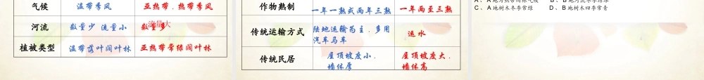八年级地理下册 第二节 北方地区和南方地区课件 (新版)湘教版 课件