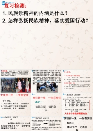 八年级政治上册 第3课 交往伴一生，一生在交往课件2 鲁教版 课件