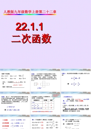 26.1二次函数及其图象-(2)