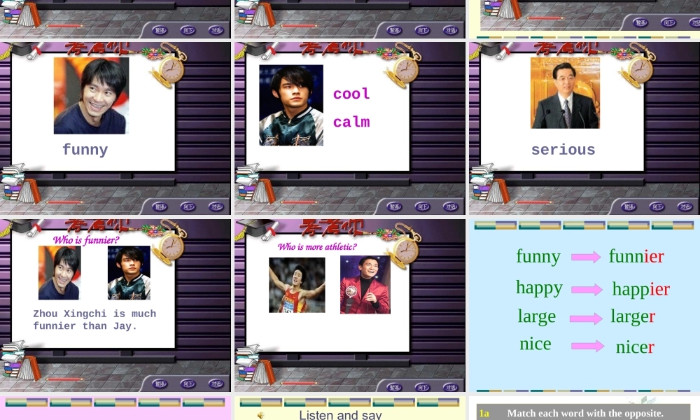 八年级英语Unit6 I m more outgoing than my sister课件 新课标 人教版 课件
