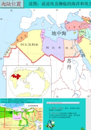 八年级地理下册 第7章 第六节 学习与探究——走进埃及 埃及的地理位置及重要性课件 中图版 课件