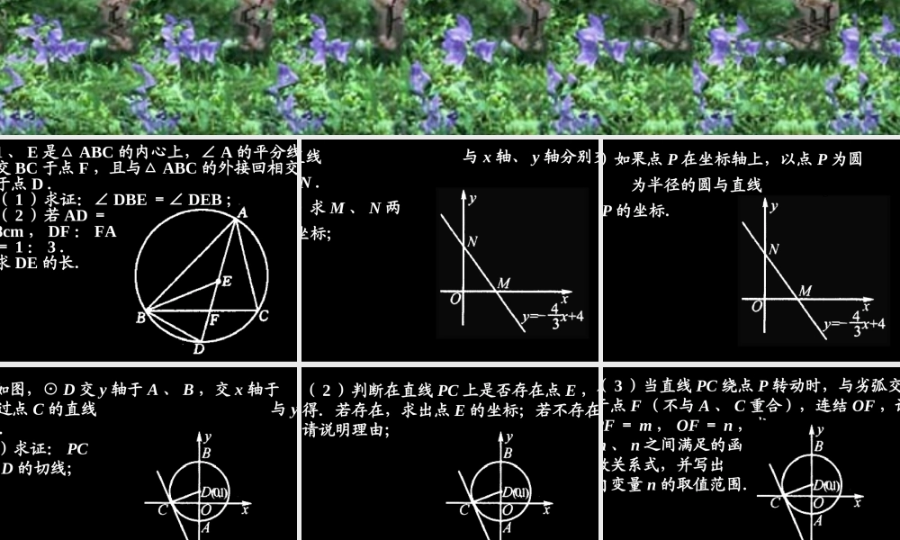 复习题十三 初三数学复习题课件[整理十四套]人教版