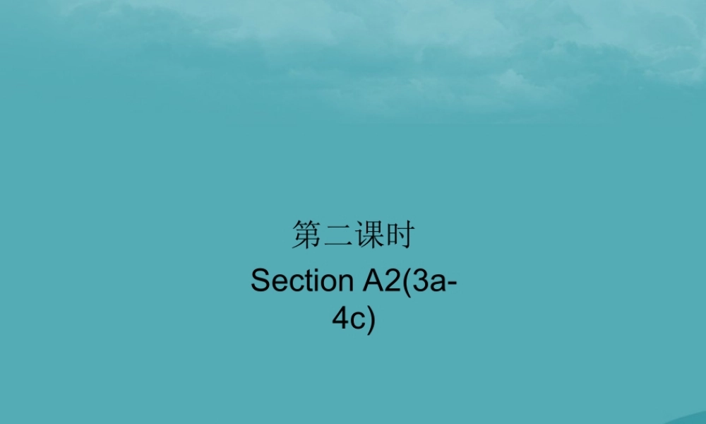 九年级英语全册 Unit 7 Teenagers should be allowed to choose their own clothes(第2课时)Section A2(3a 4c)习题课件 (新版)人教新目标版 课件
