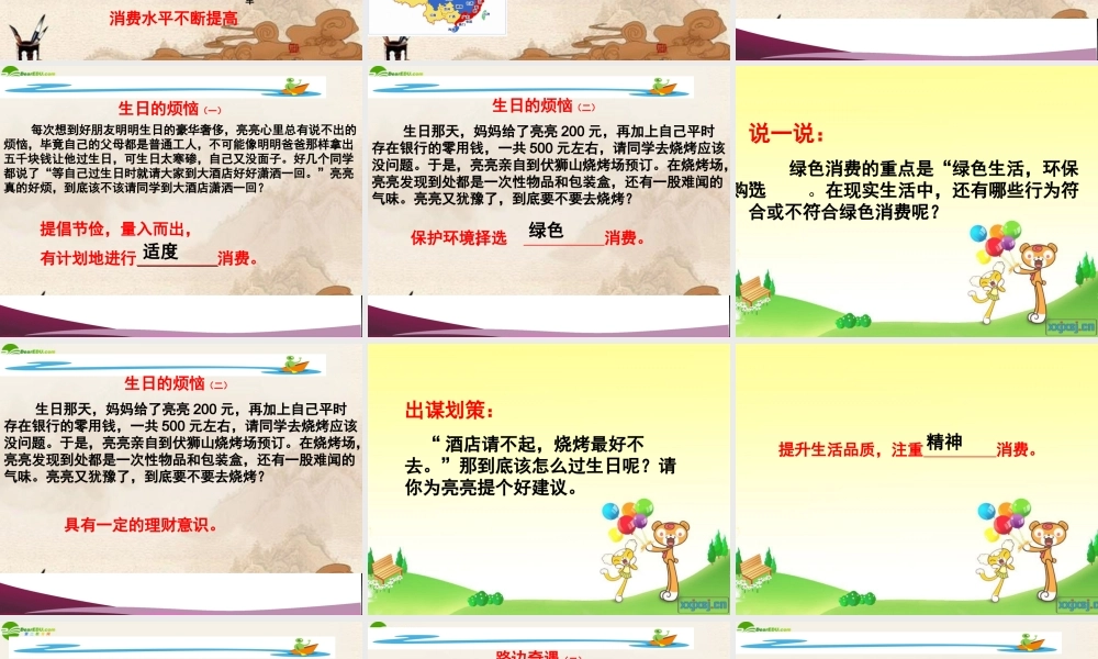 九年级政治 学会合理消费课件 人教新课标版 课件