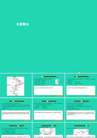 八年级地理上册 第二章 中国的自然环境本章整合课件 (新版)湘教版 课件