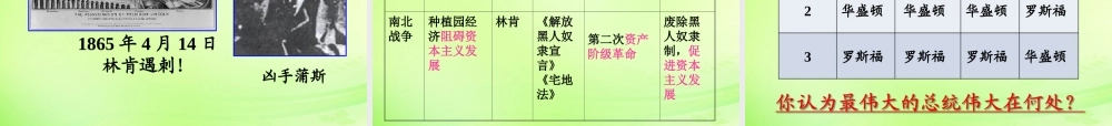 八年级历史与社会下册 美国南北战争课件 人教版 课件