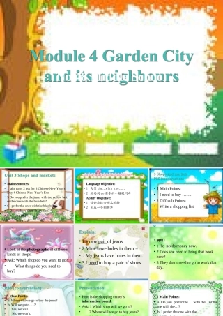 七年级英语下册 Module 4 Unit 3 Shops and markets课件 牛津沈阳版 课件