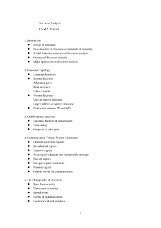 lecturesondiscourseanalysis