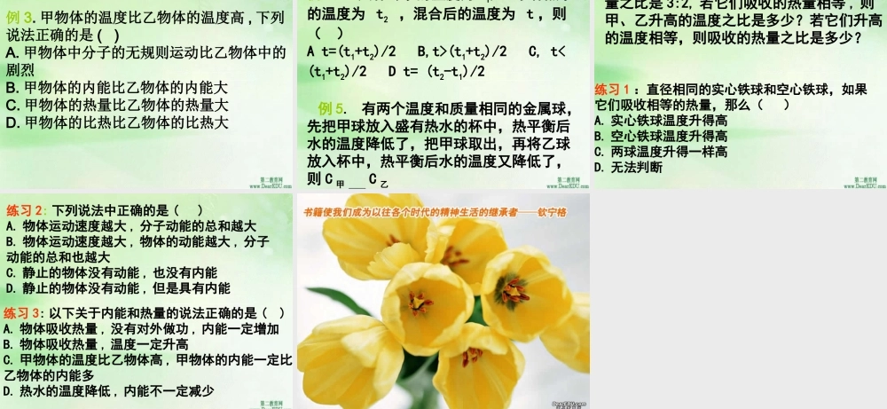 九年级物理课件示例 课件