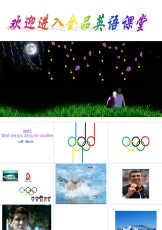 八年级英语上Unit 3 Period 5 Self check 课件3人教版 课件