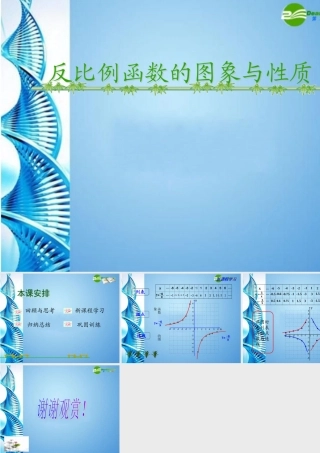八年级数学下册 反比例函数图象和性质课件 人教新课标版 课件