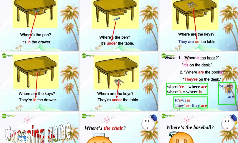 七年级英语上册 Unit4A课件 北师大版 课件