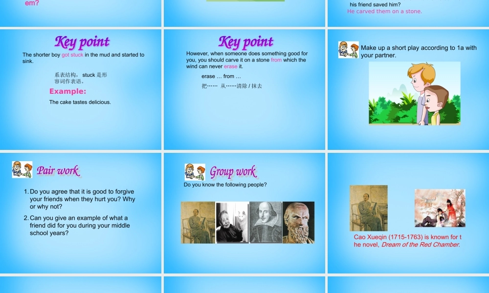 九年级英语下册 Unit 6 Topic 2 Who is your favorite character in literature Section C课件 (新版)仁爱版 课件