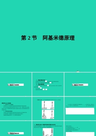 八年级物理下册 10.2 阿基米德原理课件 (新版)新人教版