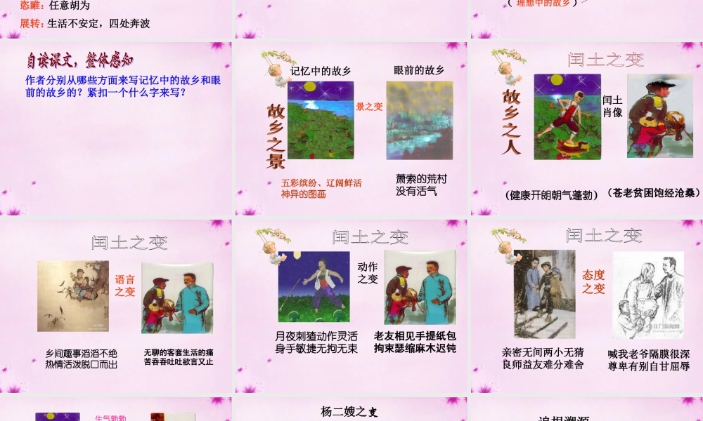 九年级语文上册 9 故乡课件1 (新版)新人教版 课件