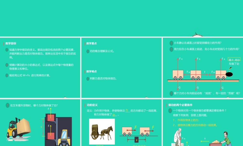 八年级物理下册 11.1功课件 (新版)新人教版 课件