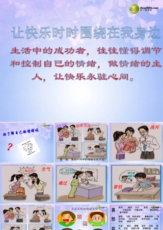 山东省临淄外国语实验学校七年级政治下册 你了解自己的情绪吗课件 鲁教版 课件