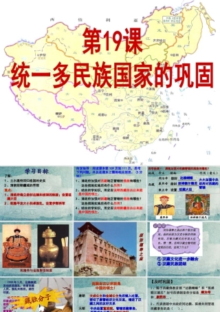 中学七年级历史下册 第19课 统一多民族国家的巩固课件 新人教版 课件