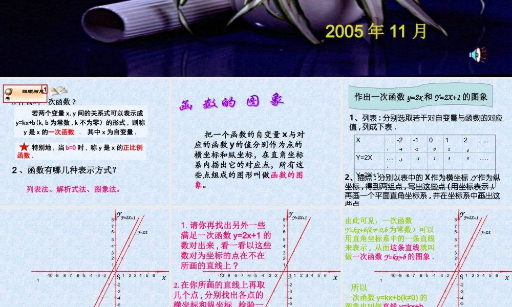 八年级数学 一次函数的图象课件一 八年级数学 一次函数的图象课件[整理三套] 八年级数学 一次函数的图象课件[整理三套]