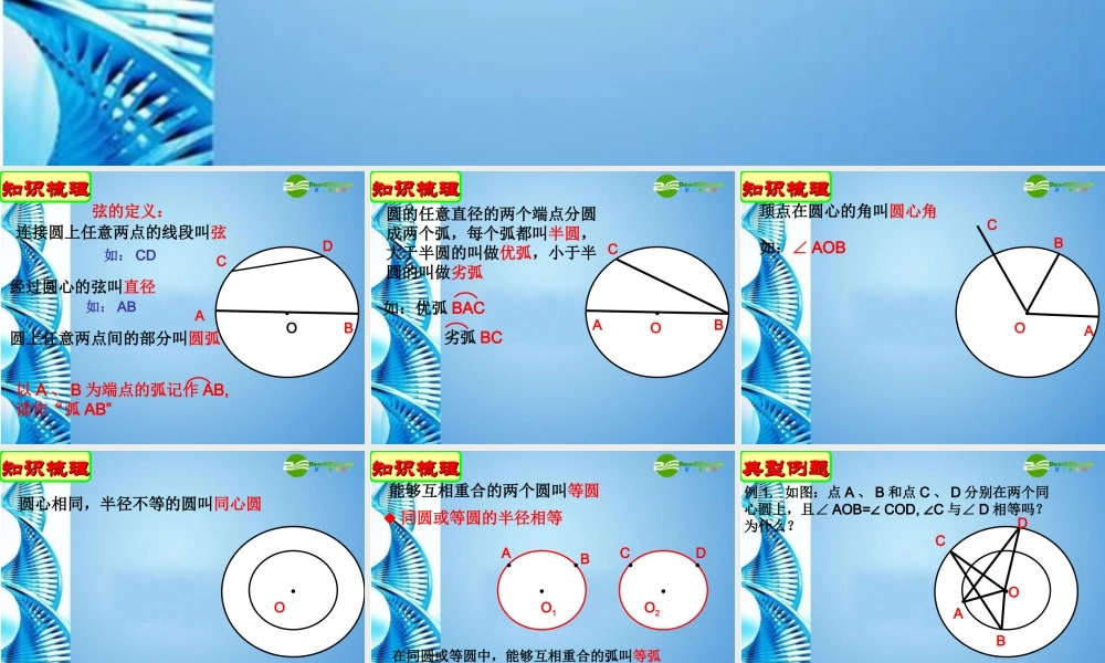 九年级数学上册 41圆(二)课件 苏科版 课件