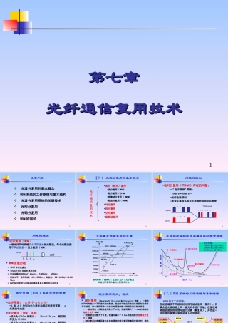 chapter7-光纤通信复用技术
