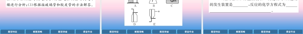 中考化学复习 第2编 重点专题突破篇 专题突破5 常见气体的制取及净化(精讲)课件