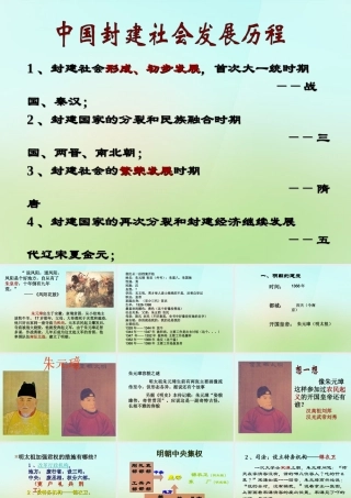 中学七年级历史下册 第15课(明朝君权的加强)课件 新人教版 课件