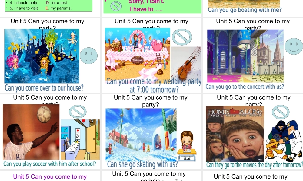 八年级英语上Unit5 Period 1 课件6人教版 课件