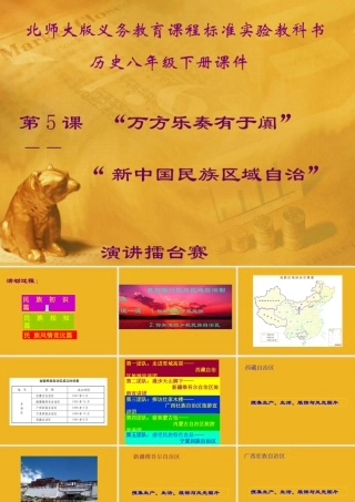 八年级历史下册 第5课( 万方乐奏有于阗 )课件(一) 北师大版 课件