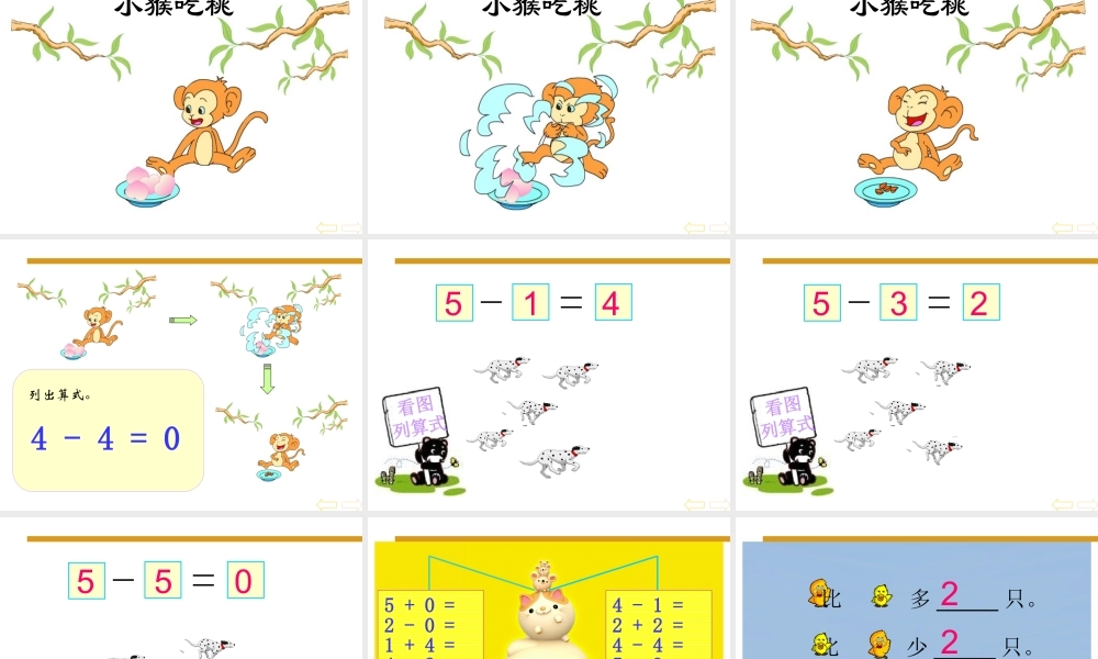 小学数学人教2011课标版一年级(0)的认识