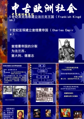 中古欧洲社会 课件