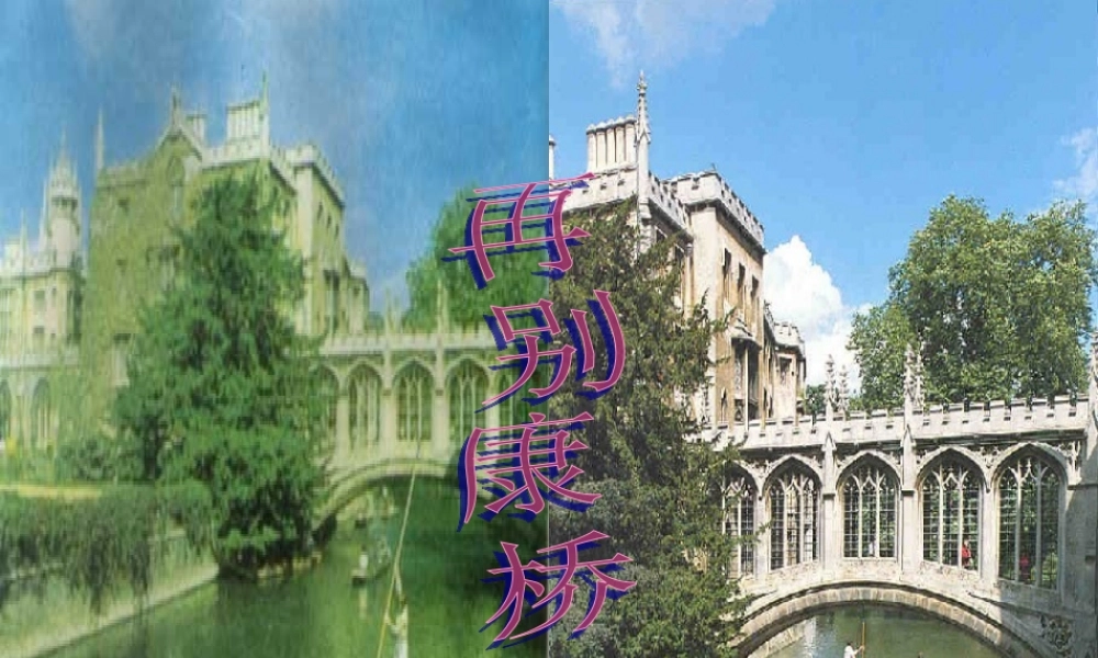 七年级语文下册 (再别康桥)教学课件 苏教版 课件