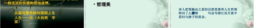云南省德宏州梁河县一中高二语文(春江花月夜)课件 人教版 课件