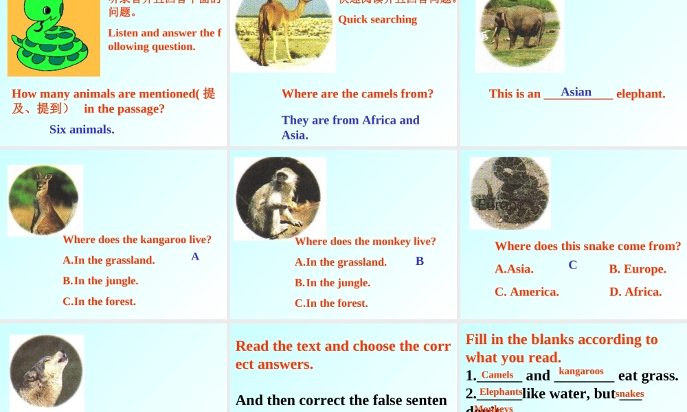 七年级英语Module9-U2课件 外研版 课件