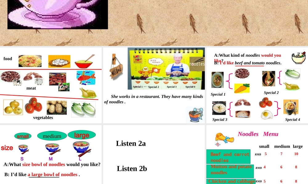 新目标英语七年级下unit8课件2 新目标英语七年级下unit8课件 新目标